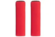 Azur 130mm Shock Absorbing Silicon Bike Handlebar Grips RED