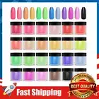 24 Colors Acrylic Powder Nail Art Tips UV Gel Dust Design Decoration 3D Manicure