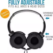 Barks Tech Classroom Headphones, On-Ear Premium Student Bulk Headphones- 10 Pack