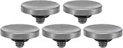 uxcell Camera Shutter Button, 5 Pack Soft Shutter Release Button Pure Copper Camera Button Concave Suitable for Nikon for Fujifilm for Leica DSLR/SLR Camera, Silver