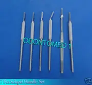 Set Of 7 Assorted Round Surgical Scalpel Blade Handles Instruments