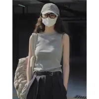在飛比找ETMall東森購物網優惠-EDEN春夏新款韓版簡約基礎工字背心顯瘦修身無壓力內搭上衣女