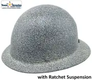 MSA Skullgard Full Brim Hard Hat With Ratchet Suspension - Textured Stone