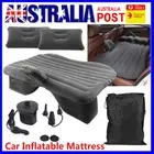 Inflatable Car Back Seat Mattress SUV Travel Camping Rest Air Bed with 2 Pillow