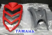 06-12 Yamaha Raptor 700 OEM GRILL NOSE CONE HOOD GAS TANK COVER RED GRAY