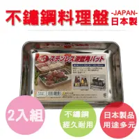 在飛比找momo購物網優惠-【lifehousecs生活好室】日本製不鏽鋼料理盤 2入組