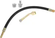 X AUTOHAUX 1 Set 135 Degree Copper Tire Valve Extension with Universal Plastic 300mm Tyre Valve Stem Extender for Car Motorcycle RV Truck Bike
