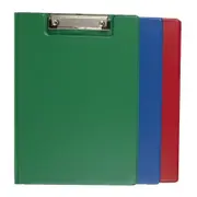 3x Marbig PP Clipfolder A4 File Organiser Folder w/Clip Document Clipboard Asst