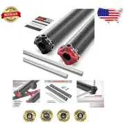 Coated 2'' Garage Door Torsion Spring Pair with Fast Installation Winding Bars