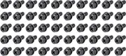 uxcell M4 x 12mm Carbon Steel Phillips Pan Head Machine Screws Bolts Combine with Spring Washer and Plain Washers 50pcs