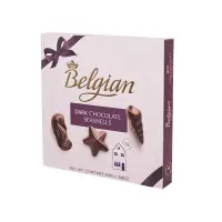 在飛比找博客來優惠-比利時The Belgian 經典貝殼夾心黑巧克力禮盒250