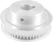 Tooth Belt Pulley HTD5M 48T 12/14/15/16/17/19/20mm Inner Bore with/Without Keyway 16/21/27mm Width Aluminium Alloy Pulley Wheel(15mm,21mm with Keyway)