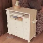 Side table sofa side cabinet small coffee table side table w tissue holder White