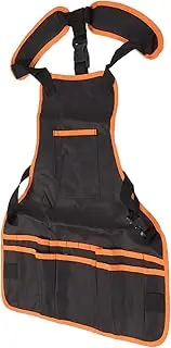 [Pyhodi] Waterproof Oxford Canvas Garden Apron, Adjustable Straps Multi Pockets Tool Apron with Professional Protection Design, Work Apron for Carpenters, Electricians, Mechanics, etc.
