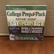 The Learning Company PC College Prep Pack Writing History Biology Chemistry New