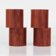 4PCS 45x45mm Speaker Spike RoseWood Amplifier Isolation Stand Feet CD Player Pad