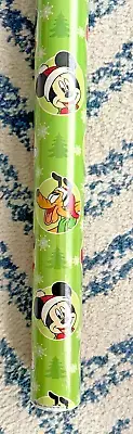 Disney Mickey Mouse & Friends Christmas Wrapping Paper Roll 50 sq ft