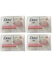 4x Dove Pink Beauty Bar Soap 4 x 90g (16 soaps Total)