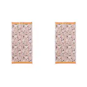 2x LVD Kids/Children Microfibre Beach Towel In Bag Quick-Drying 70x140cm Roxy