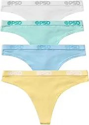 [PSD] Women's Modal Premium Thong - Minimal Coverage Women's Underwear - Comfortable Stretch Panties for Women