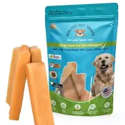 Himalayan Yak Cheese Dog Chews, Yak Puppy Treat Choice Medium-2 Pcs Natural Chew