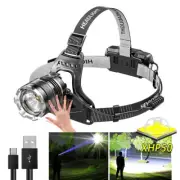 LED Headlamp 4 Lighting Modes Headlamp with Adjustable Headband For Camping