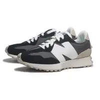 在飛比找PChome24h購物優惠-NEW BALANCE 休閒鞋 NB 327 灰黑白 復古 