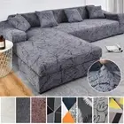 Elastic SofaCovers LivingRoom SofaCover Geometric CouchCover PetsCorner L Shaped