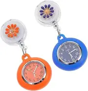 [SAFIGLE] Nurse Pocket Watch Mens Watches Clip-on Fob Watch Nurse Badge Nursing Pocket Watch Nursing Pin Womans Watches Lapel Watch Nurse Lapel Pin Watch Nurse Nursing Watch Glass