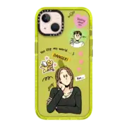 iPhone 13 Impact Case Grim B Thinking about Him Case
