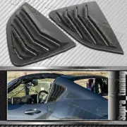 Black Side Window Louvers Scoop Cover Vent 2PCS For 2017-2024 Mazda MX-5 Miata (for: Mazda)