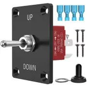 Toggle Switch, Malictele 12V 30A Heavy Duty ON/Off 2Pin SPST Waterproof Toggle