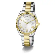 Guess Dress Luna Dress Two-Tone Day/Date Women's Watch GW0308L6