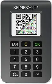 Reiner SCT tanJack Photo QR I Chip Tan Generator for Online Banking I for Savings Banks, Volksbank, GLS-Bank and More
