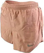 [Nike] Women's Dri-Fit Tempo Running Shorts (Blush Pink/Reflective Silver, Small, s)