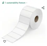 Rollo Direct Thermal 2x1 Barcode Labels - Roll of 1,000 Thermal Labels (Commerci