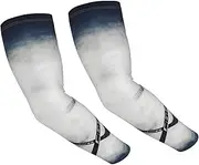 [FHEDVBN] Ice Hockey Art Arm Sleeves Compression Arm Covers for Men Women Outdoor Sun Sleeves Cooling Sports Sleeve, Black