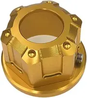 Ignition Key Keyhole Cover Panel Cover Replace Professional,Switch Panel Key Cover Cap,Motorcycle Accessories,for PG-1, Gold