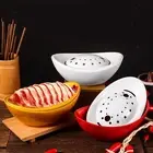 Dry Ice Tray Gold Ingot Design Sashimi Display Tray for Dining Room Home