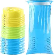 15 Pack Disposable Vomit Bags, Leak-Proof And Portable Sick Bags, Emesis Bags for Cars, Buses, Plane Motion Sickness, Pregnant Emergency