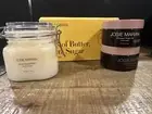 Josie Maran Argan Sugar Balm Body Scrub VANILLA Bean 10 Oz, Whipped Argan Oil