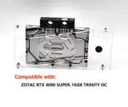 Granzon GPU Water Block For ZOTAC RTX 4080 SUPER-16GB TRINITY OC Video Card