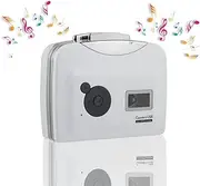 Transfer Cassettes Tapes to USB Flash Drive Cassette Tape to MP3 Converter Plug and Play Support Battery Powered and USB Powered, Suitable for Windows XP / Vista / 7