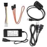 USB 2.0 to IDE SATA S-ATA 2.5 3.5 Hard Drive HD HDD Converter Adapter Cable -New