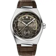 FREDERIQUE CONSTANT Highlife Worldtimer Manufacture Leather Strap Watch, 41mm