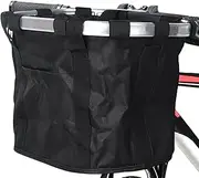 Electric Scooter Basket Attachment | Foldable Shopping Organizer,Waterproof Bike Basket with Handle for Small Pets, Commuting, Shopping, Picnic