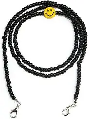 [BIGTEDDY] 50cm Kids Eyeglasses Sport Glasses Sunglasses Spectacles Holder Cord Strap Chain (Black)