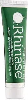 Rhinase Allergy Relief Lubricating Nasal Gel Steroid Free, Dual Wetting Agent & Salt Formulation (1 Oz.) For Nasal Dryness Nosebleeds Saline Gel For Nose