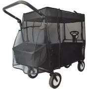 Mosquito Net for Wagon Universal, Bug Net Cover for Collapsible Beach Folding...