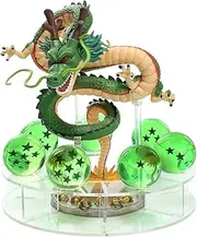 Zbsazlat Resin Shenron Figure Shenlong Statue Set Shenron Action Decor for Display Business Birthday Home Decoration